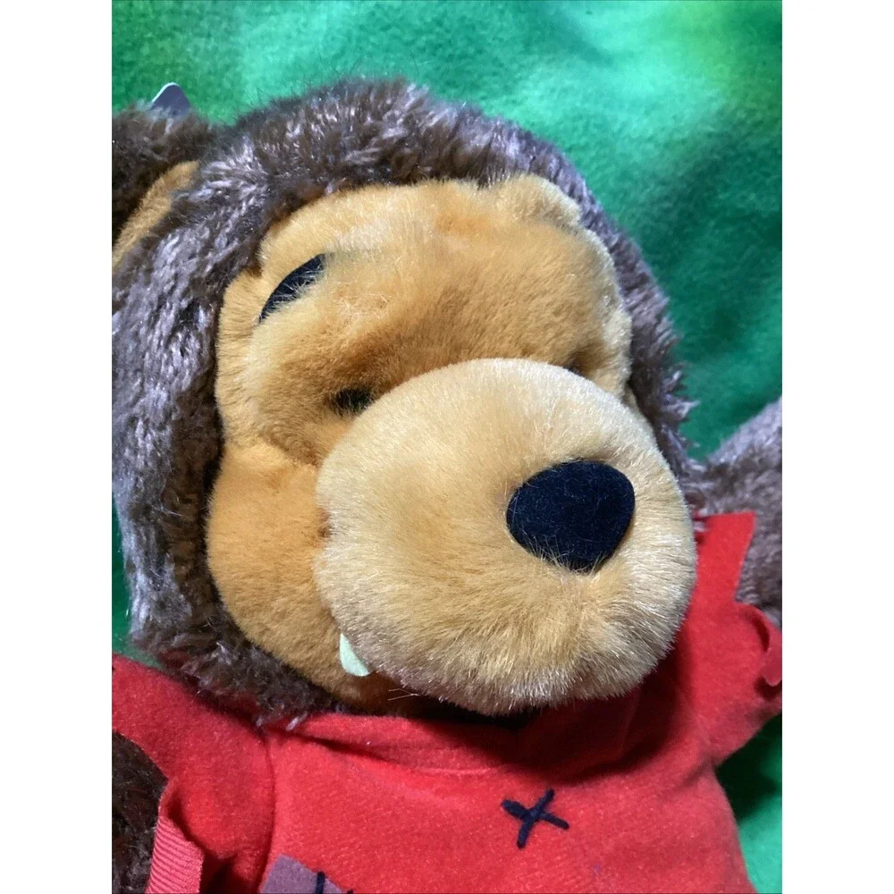 Disney Store Winnie the Pooh Werewolf Halloween Plush 12 Inch NWT Pumpkin Basket